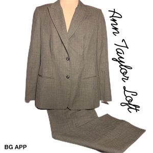ANN TAYLOR LOFT PANT SUIT WOMEN 12